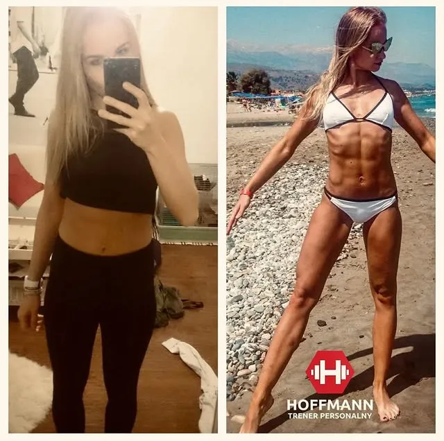 Przemiana sylwetki klientki luqefit