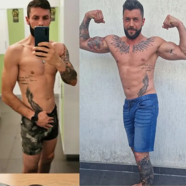 Przemiana sylwetki przed i po - luqefit