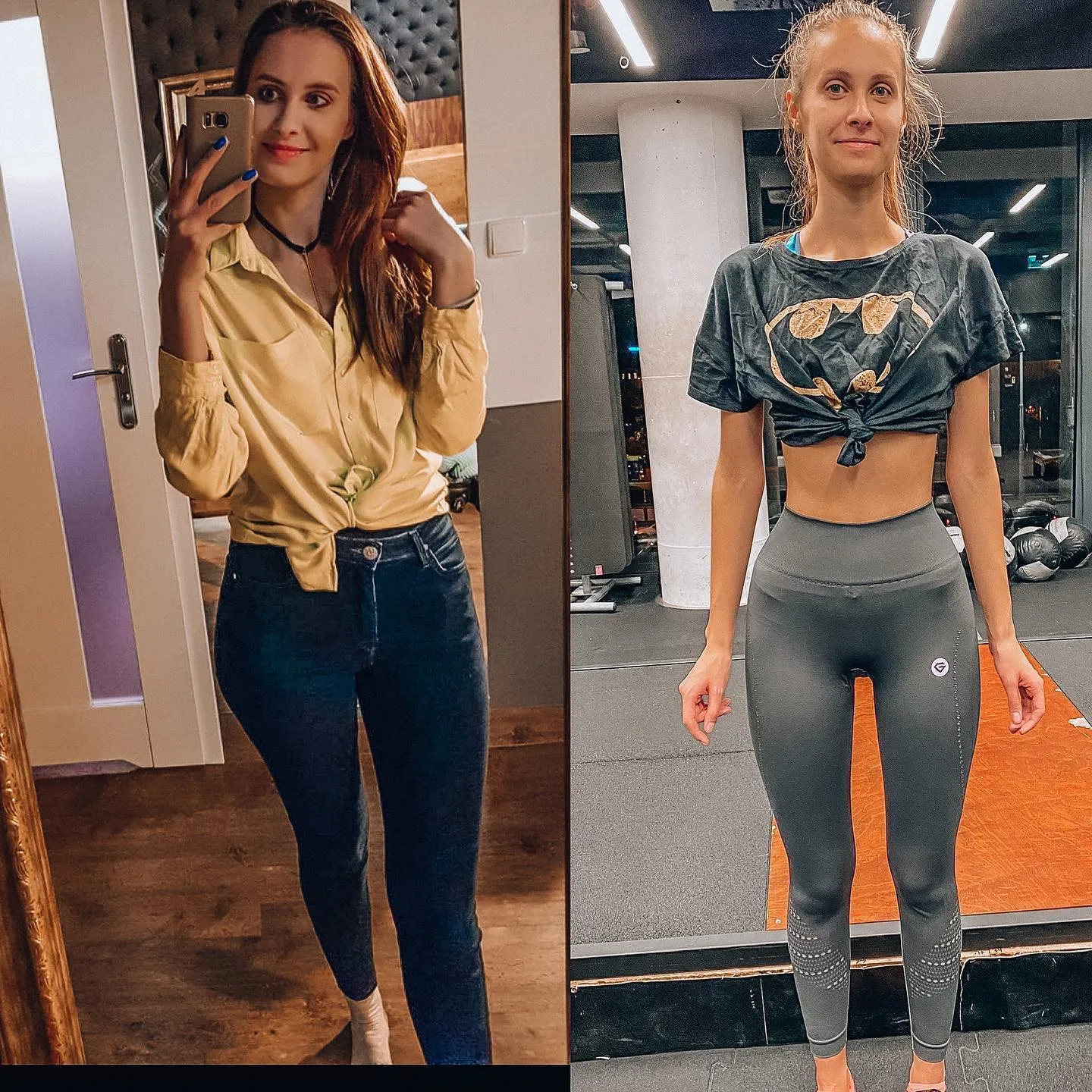 Przemiana sylwetki przed i po - luqefit