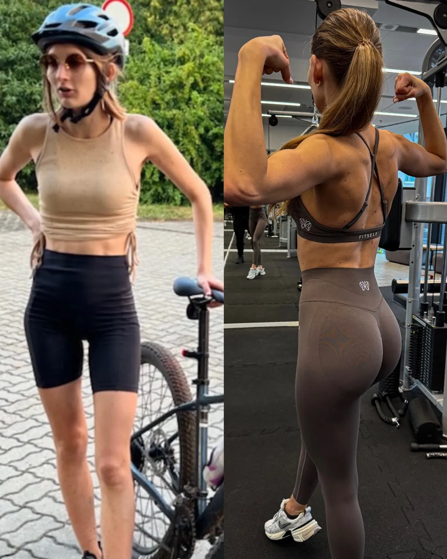 Przemiana sylwetki przed i po - luqefit